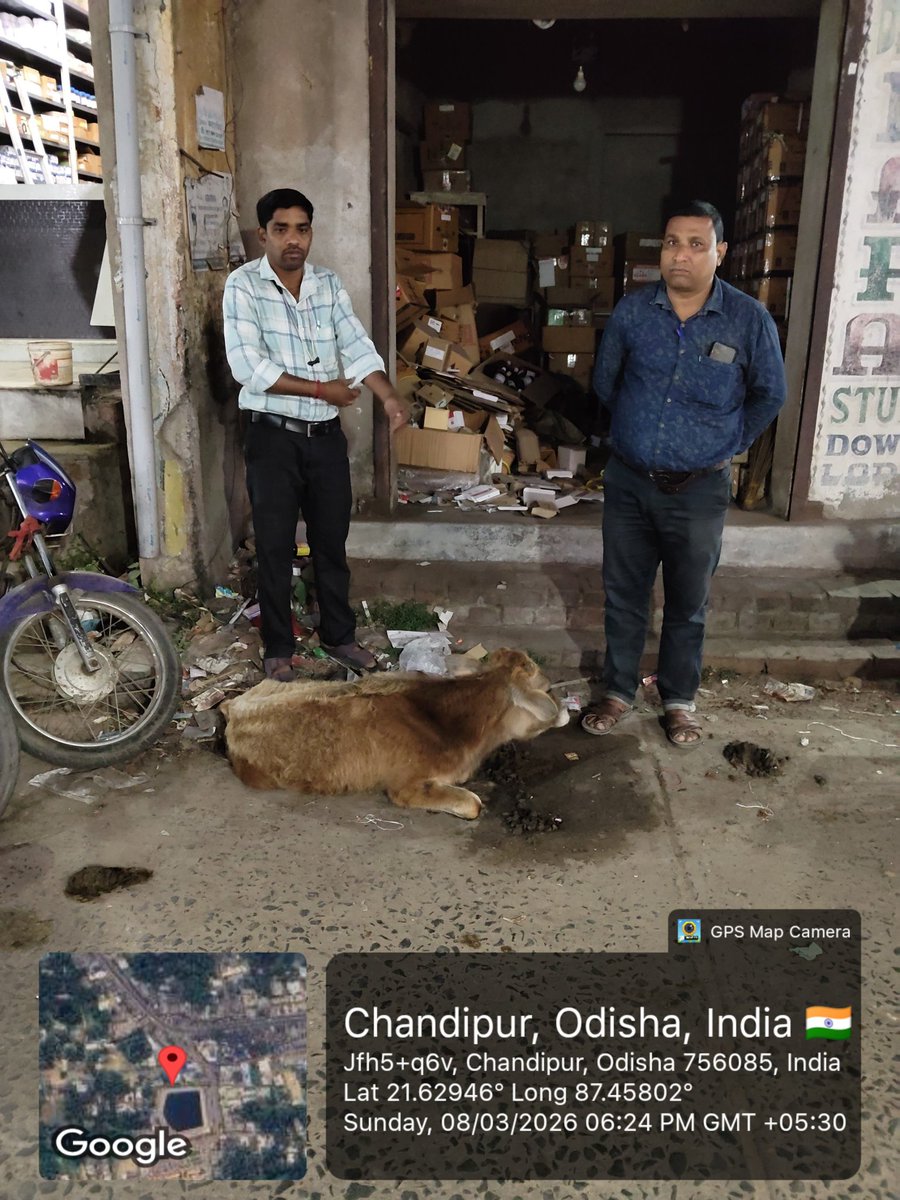 RabinarayanPat1's tweet photo. @_Manish_Odisha_ @CMO_Odisha @OfficialTeamATA @TeamATAofficial @AboutBalasore @BaliapalPurna @AsitKumarSahu32 Case attended by Bhogarai Block Veterinary team. Also the person concerned has been requested to  contact the team for follo up treatment https://t.co/nIpBOg5yUS