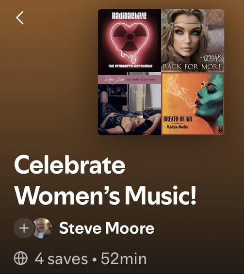 CranberryMerch2's tweet photo. Celebrate #InternationalWomensDay with this Spotify playlist featuring “Radioactive” &amp; ladies from around the globe!
LISTEN: https://t.co/PI2GujPf7l

Tag'd on+
@JenniferMlott
@robbie_harte
@_maddiemueller_
@IAmJimenaArroyo
@johannastpierre
@IsaAuraIsaAura1
@LorenzaWildcard
&amp;more! https://t.co/nlPrXI8K0X