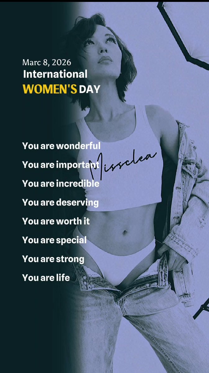 Aujourd’hui ce n’est pas seulement la journée des droits de la  femme.

C’est la journée des femmes libres.
Celles qui travaillent.
Celles qui élèvent.
Celles qui créent.
Celles qui osent être elles-mêmes.

Forte. Libre. Désirable. Indépendante.
Bonne journée du 8 mars à toutes