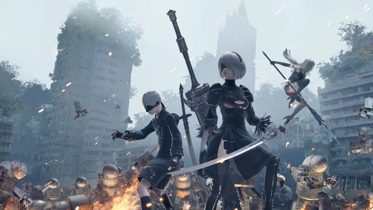 diskokez's tweet photo. @RinoTheBouncer The entire nier series https://t.co/kvNKsmp4XS
