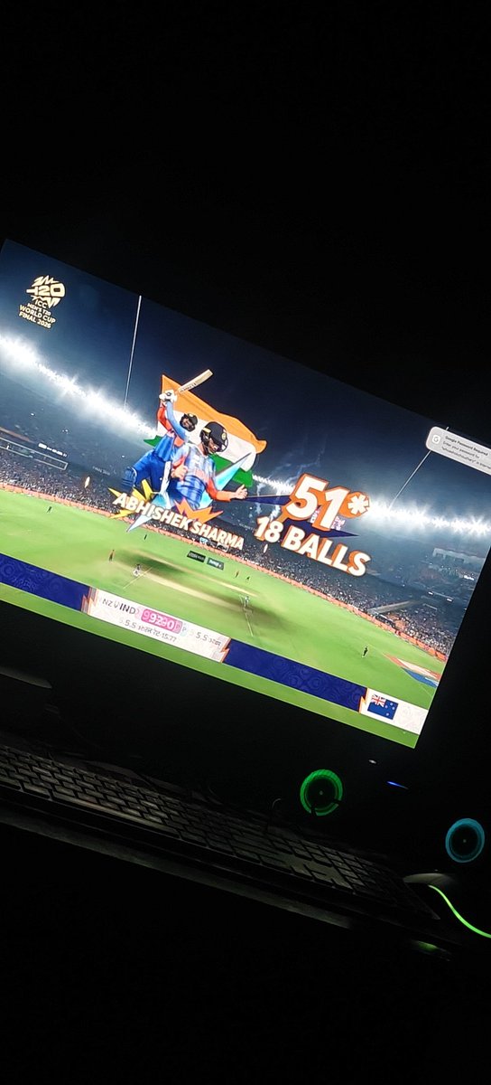 ashokwealthwave's tweet photo. Abhishek sharma 50 finally 🇮🇳🇮🇳😎

#AbhishekSharma 
#indvsnz https://t.co/z0vhyP93pi