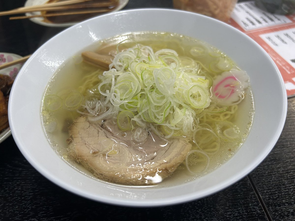 いっぱい汗かいたあとは、、

塩ラーメンで塩分補給😎
ここはリピート決まり‼️