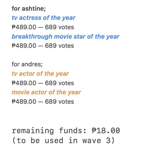 aantin_'s tweet photo. pangalawang bagsak galing sa mga baliw :p
as promised, prio categ was lt of the year. tapos the rest ay hinati namin based sa data (DATA?!) na meron. if meron pong may question, pls free to send us a dm!
will lapag proof of voting sa baba. 🙇🏻♀️ https://t.co/pxf0lLVoNT