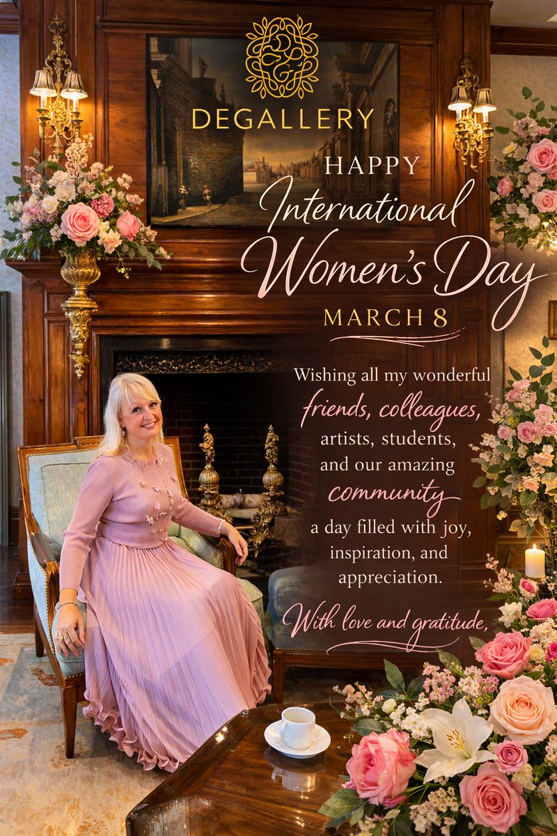 Happy International Women’s Day – March 8! 
Wishing all my wonderful friends, colleagues, artists, students, and our amazing community a day filled with joy, inspiration, and appreciation.
Today we celebrate the strength, creativity, kindness, and leadership of women everywhere.