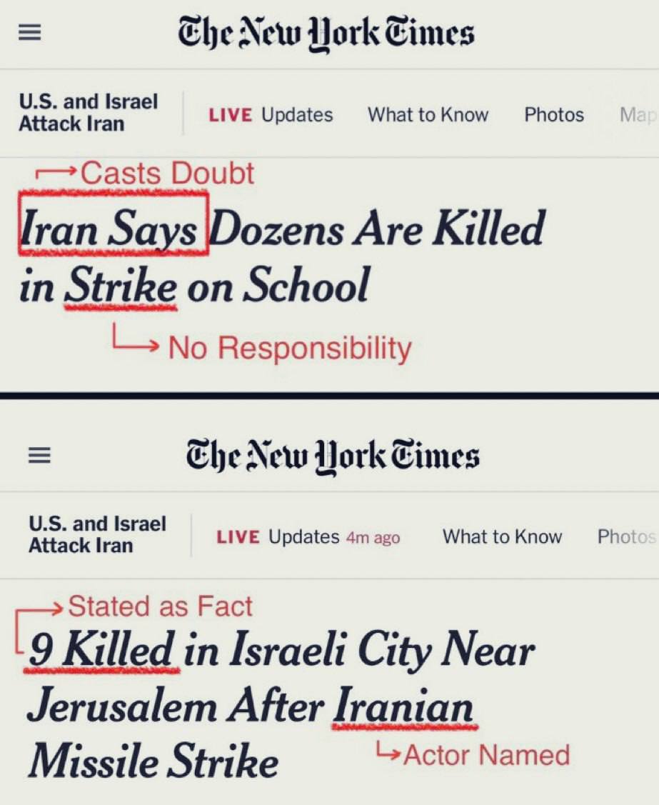 TehranTimes79's tweet photo. #BREAKING 
Double standards in the Epstein media! @nytimes https://t.co/ottU8pvtd0