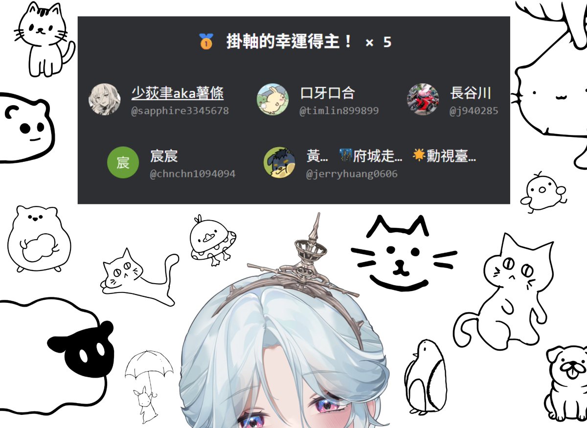 後日談抽獎公布啦！恭喜以下抽中的5位朋友！
好開心你們能收到小南的禮物
把小南超可愛的掛軸帶回家
希望也能夠祝福你們每一天都很開心唷

看見南栖就笑嘻嘻！

那要記得加入宮氏海水的DC 找 粉圓 進行小禮物的兌換事宜唷！

<a href="/sapphire3345678/">少荻聿aka薯條</a>
<a href="/timlin899899/">口牙口合</a> 
<a href="/j940285/">長谷川</a>
<a href="/chnchn1094094/">宸宸</a>
<a href="/jerryhuang0606/">黃建勳 🌃府城走傱客x🌟勳視臺員台</a>