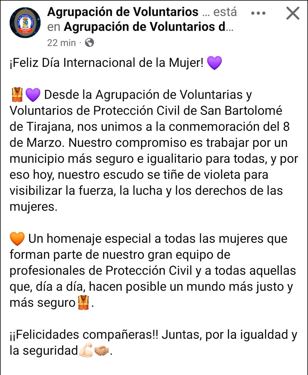 🧡#aytosbt #concejaliadeseguridadciudadanasbt #8m  #compañeras #paratodasnuestrascompañeras💜