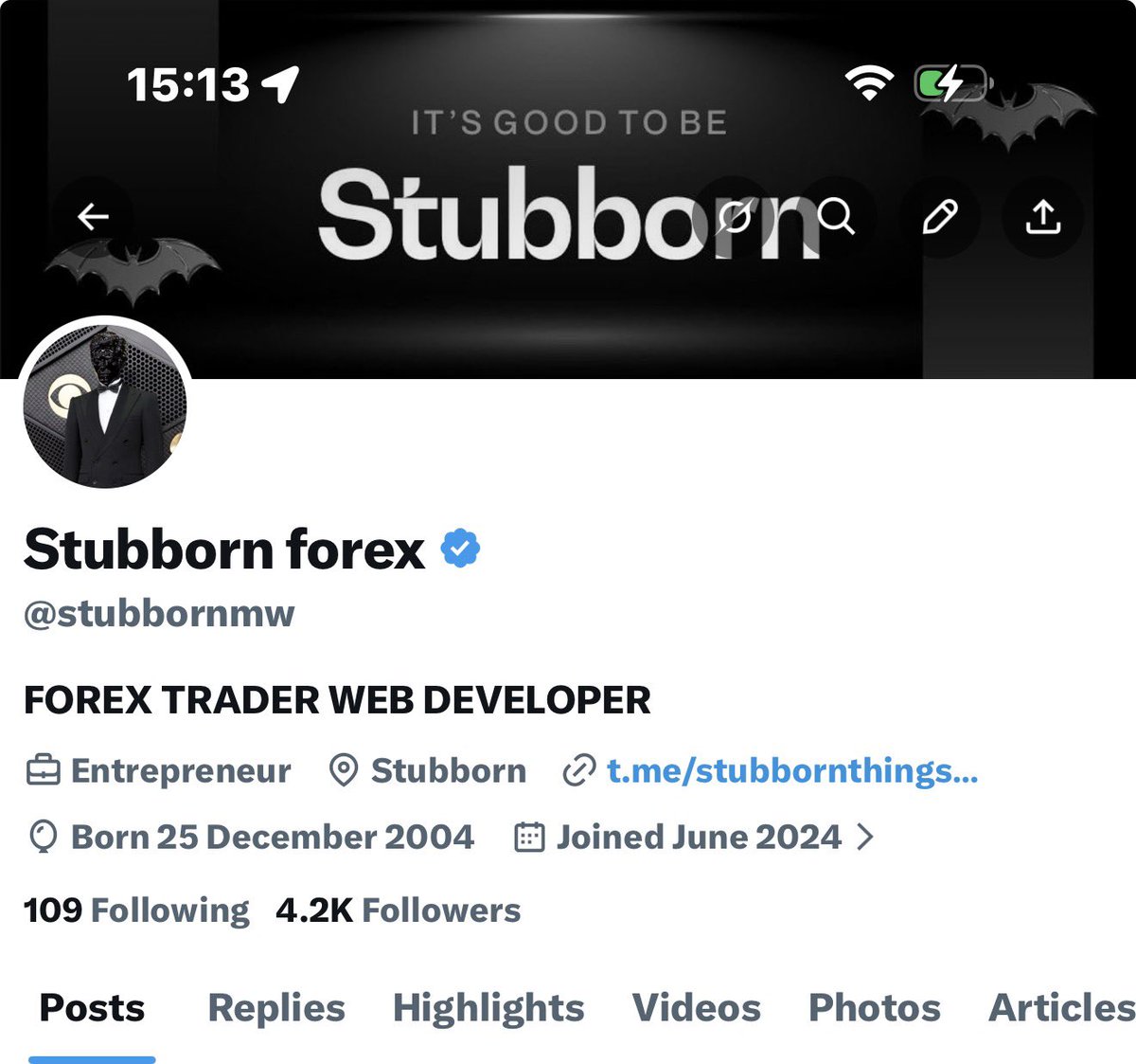 Stubborn forex tweet media