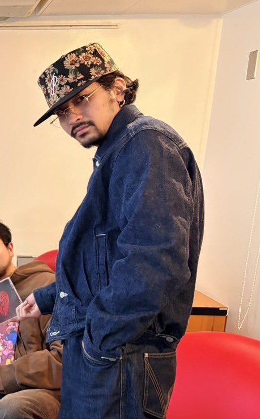 PJキャップの合わせ デニムセットアップやってみたいけど CHANELジャケ