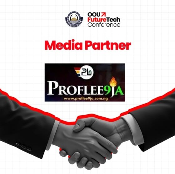 ooufuturetech's tweet photo. We're excited to announce @iamproflee as our media partner for the OOU FutureTech Conference 1.0. 

They’ll be bringing all the updates, highlights and behind-the-scenes coverage from the biggest tech event on campus. 

Stay tuned....you don't want to miss this.📍 https://t.co/yeQBWSln0b