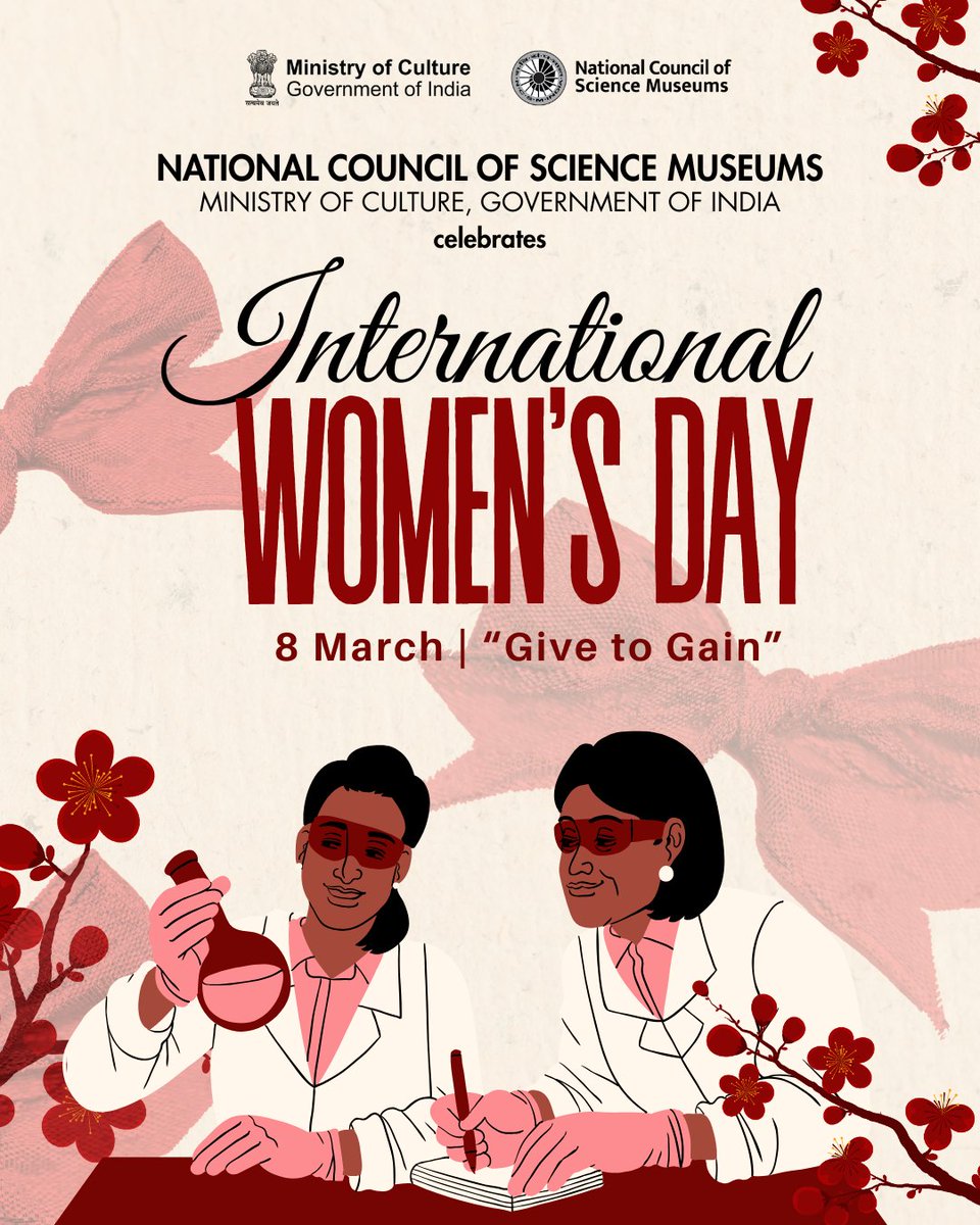 ncsmgoi's tweet photo. 🌸 @ncsmgoi, @MinOfCultureGoI, celebrates #InternationalWomensDay2026 on 8 March, recognising the contributions of women across all fields. ✨
#IWD2026 #GiveToGain #BeOneofMany #WomenEmpowerment https://t.co/5gTZpqN9jo