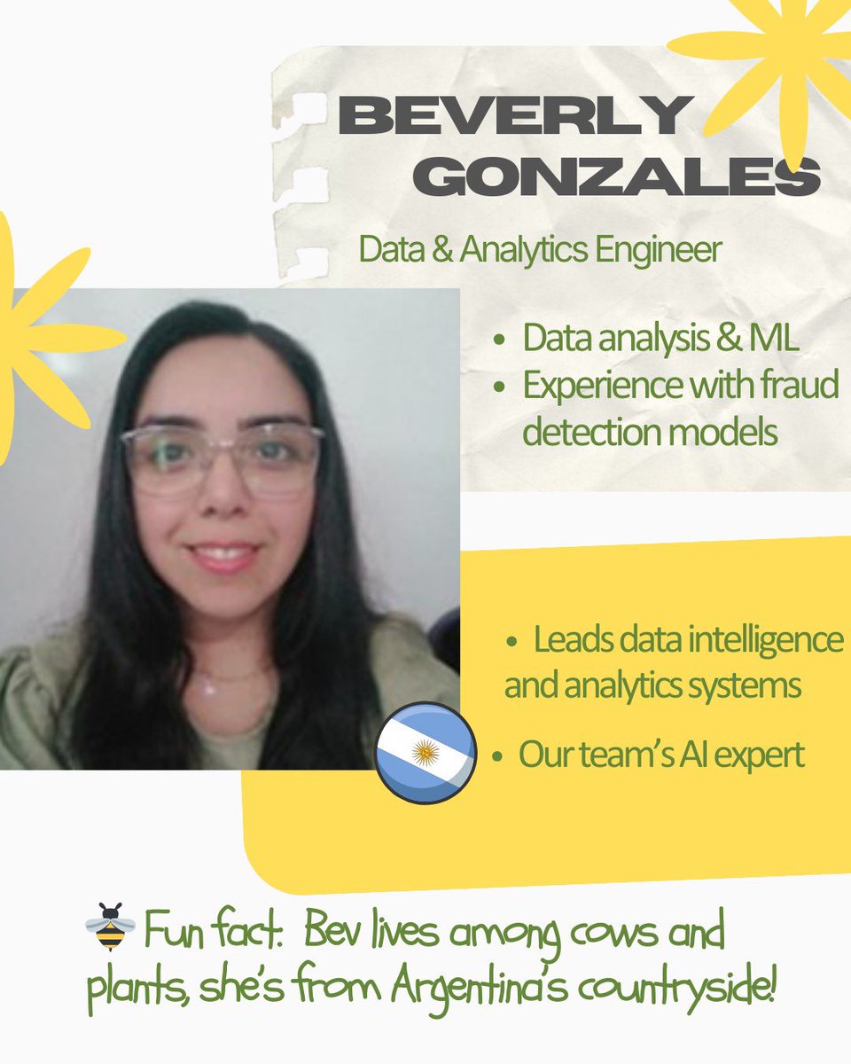 BeEnergyCom's tweet photo. From Argentina’s countryside @LicetteGC  Bever helps us through data analytics and AI 🐝 https://t.co/VtrXM5Y8iM