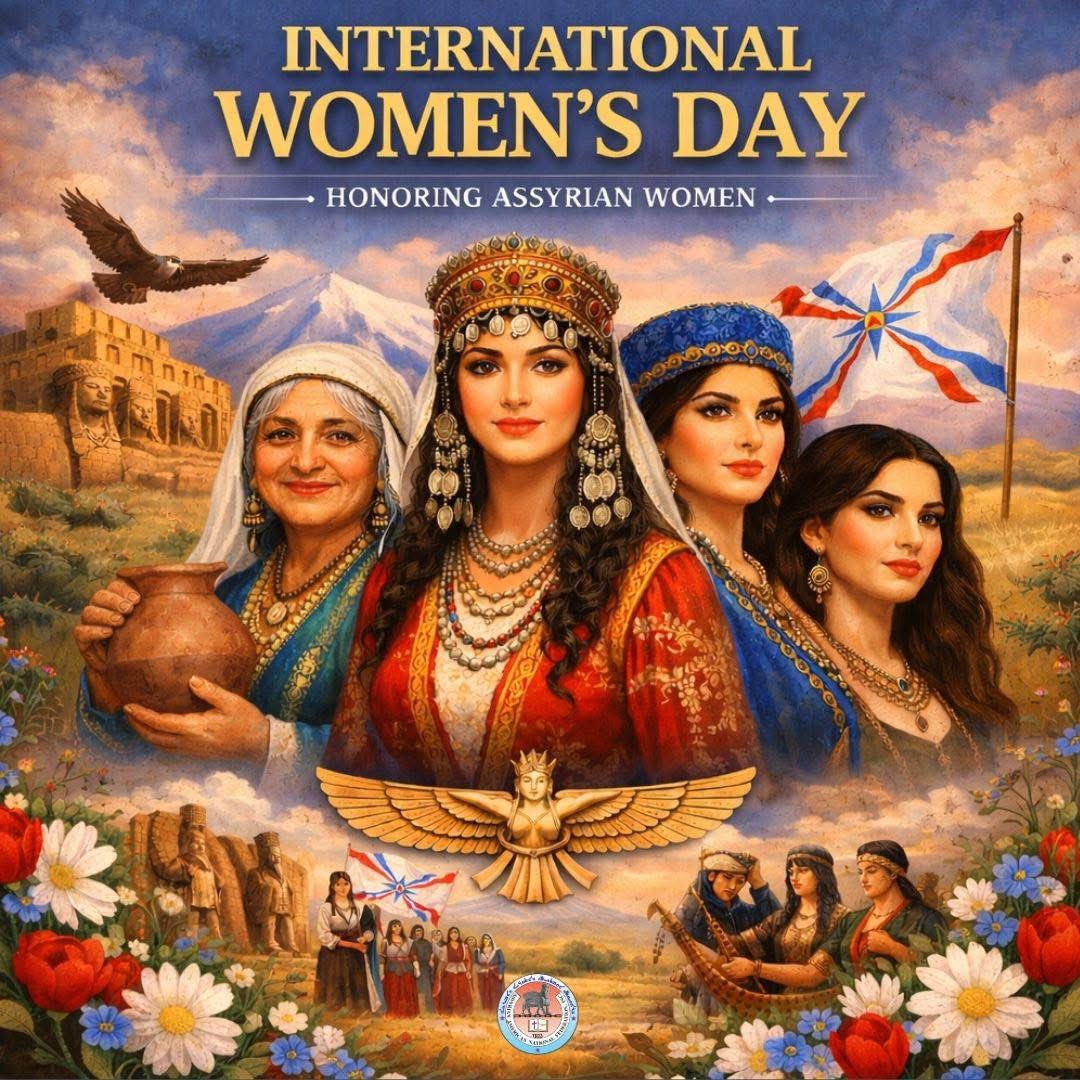 AANForg's tweet photo. On International Women’s Day, the Assyrian American National Federation proudly celebrates the strength, resilience, and leadership of Assyrian women everywhere.

From preserving our language, faith, and traditions to leading in every field today, Assyrian women are the heartbeat of our nation and the foundation of our future.

We honor you today and always.