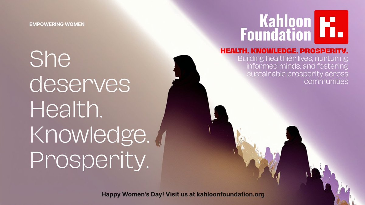 Kahloon_Org's tweet photo. She deserves health. She deserves knowledge. She deserves prosperity.

On #WomensDay, we honor every woman who holds families and communities together, often with nothing but strength and hope. 

We see her. We stand with her.
💙 https://t.co/tgj8DPP4uH #IWD2025 https://t.co/DR00EJVQpA
