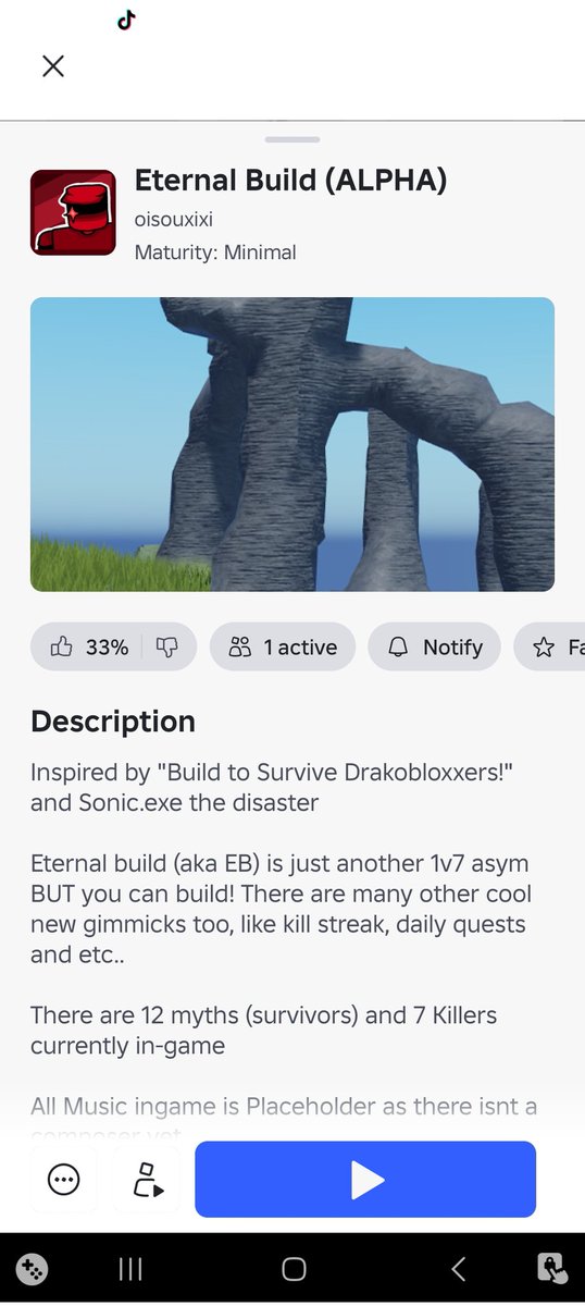 _Morangt_'s tweet photo. hey! I'll be opening a public test for my asym game in FOUR HOURS!! Not interested?? Then im telling you some gimmicks:

- BUILDING!! 
- Flashlight (not that cool tbh)
-7 Killers
-12 survivors/myths
-Kill streak
-jumping
-kill streak
-Teamwork
-cards

i wont go in details https://t.co/btIo5CseP4