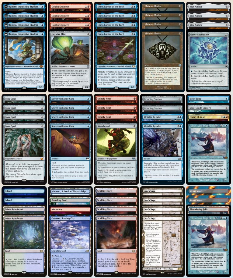 Magic4everBots's tweet photo. Urza deck by toothymtg took 2nd place in MTGO Challenge!🚀
Super exciting to see the new Teenage Mutant Ninja Turtles cards making waves in Modern. List leveraging fresh tech like Sewer-veillance Cam and Skateboard.
Cowabunga! Turtles powering up Modern decks already🐢🍕#MTGxTMNT https://t.co/AAElbxVpKf