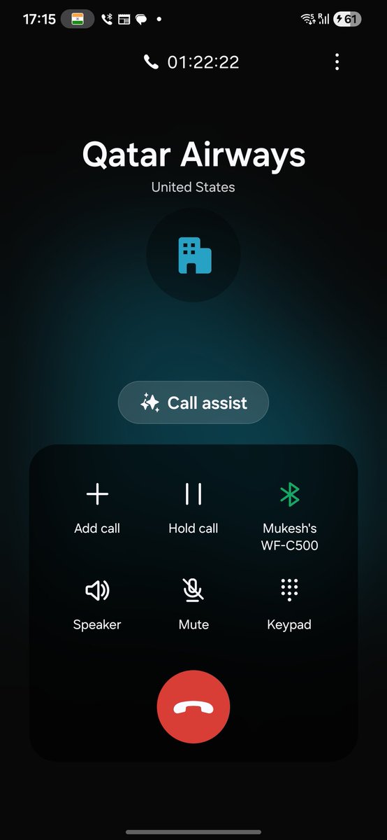 Mukesh_C's tweet photo. @qatarairways @qrsupport @dfat 

Qatar Airways team, I'm on HOLD for over 1 hour and 20 mins hoping to get through your helpdesk to get my flights change from Doha to Australia.

Is there only 1 person working ? This is not first time in last 7 days I've spent over 10 hra on HOLD https://t.co/jWlK5tHiZT