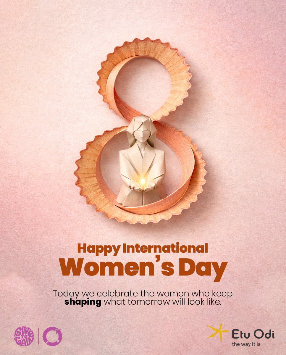Etu_Odi's tweet photo. Happy International Women’s Day!!!!!!

Celebrating the women who are helping shape the future with courage, brilliance, and resilience.

Your impact today is building a better tomorrow.

#etuodicommunications #happyinternationalwomensday #celebratingwomen https://t.co/h8bDwV13ku