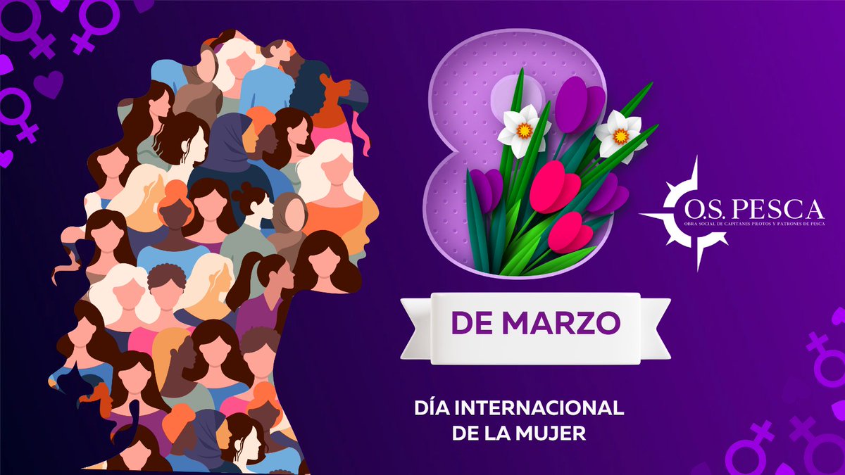 OsPesca's tweet photo. Reconocemos y celebramos a cada mujer que, con compromiso, fortaleza y sensibilidad, forma parte de nuestra comunidad.

Mujeres que acompañan, trabajan, cuidan, sostienen a sus familias y, con su esfuerzo cotidiano, ayudan a construir una sociedad más justa y solidaria.

💜 https://t.co/nWO1mrHMfx