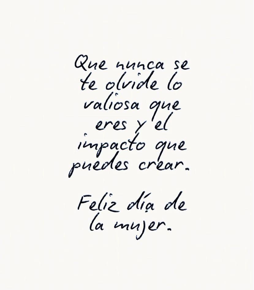 Feliz día mujeres valientes💪🏻✨