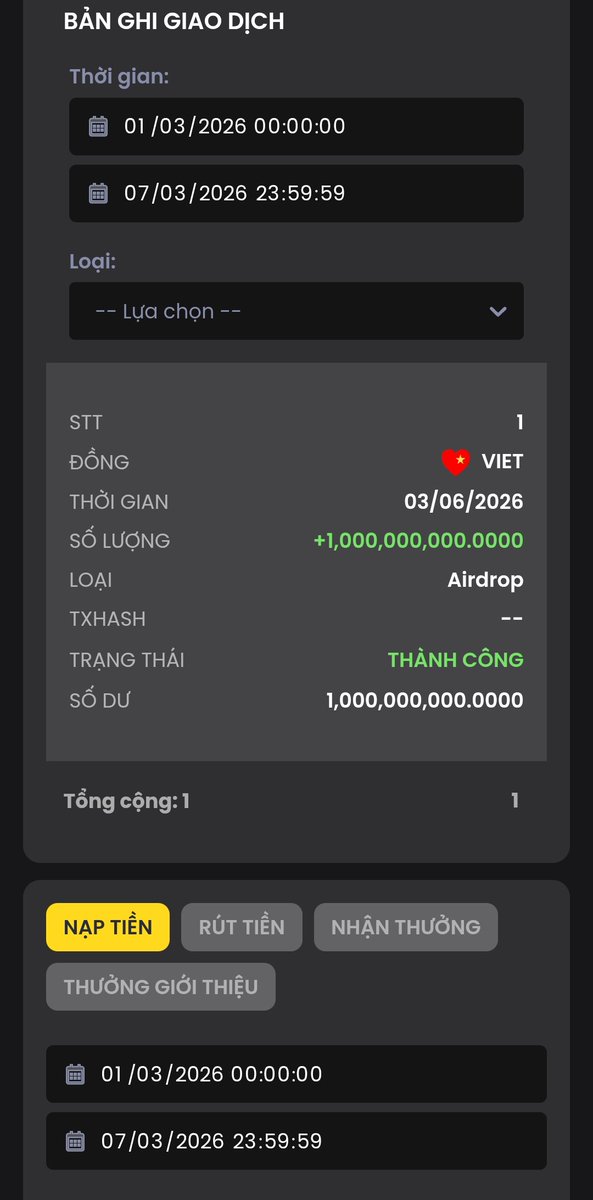mrhuyevorich's tweet photo. Nhận ngay 1.000.000.000 VIET Token tương đương 100$ miễn phí khi đăng ký tài khoản https://t.co/ikAhKSLOW3
 CÔNG BỐ CHƯƠNG TRÌNH AIRDROP 
C98 Capital chính thức khởi động chương trình Airdrop VIET Token toàn cầu ngày 2/3/2026 
+84868258086 Zalo 
+84981588758 Whatsapp https://t.co/wpndo10Y09