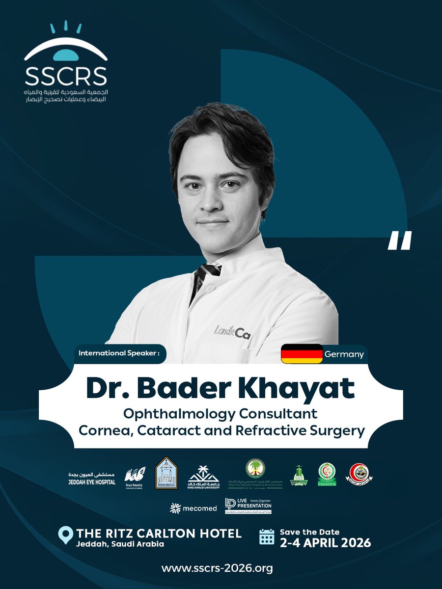 جمعية القرنية والماء الأبيض وتصحيح الإبصار SSCRS tweet media