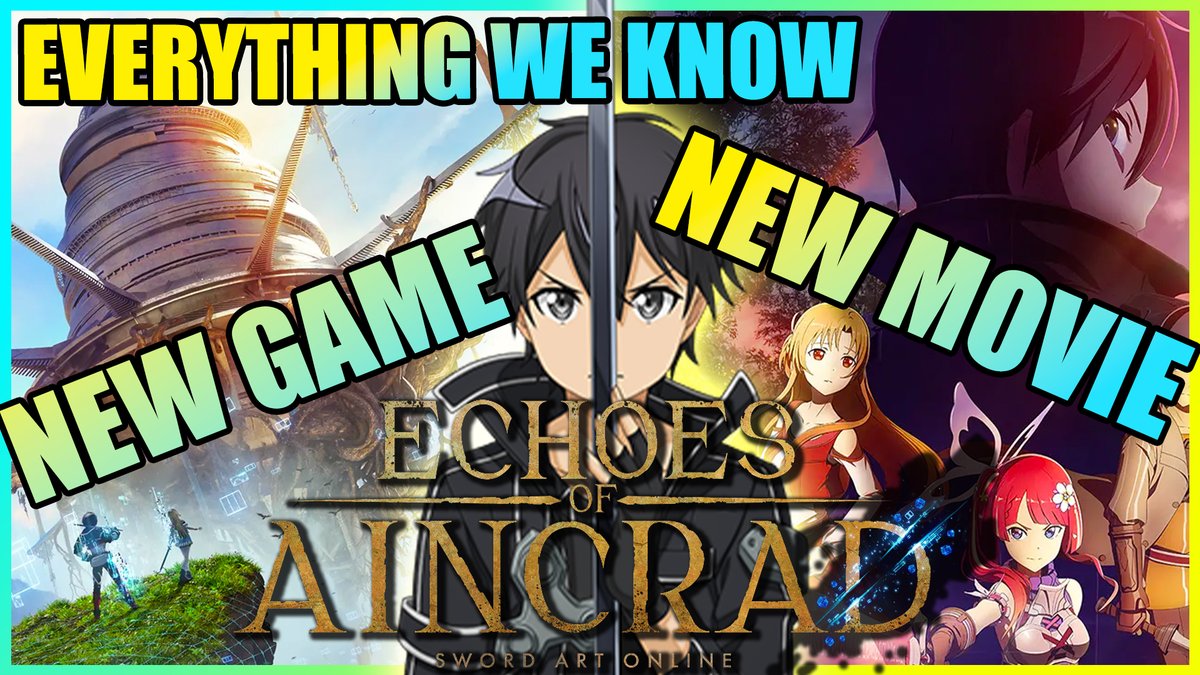 gamerturk95's tweet photo. Everything we know about #EchoesOfAincrad, a #SwordArtOnline game: https://t.co/RfISVrzYuX

- New Single Player Soulslike RPG
- New SAO Movie
- Custom Character (not Custom Kirito)
- English Dub
- Bold Reimagining of Aincrad
- Original Story
- Many more!

#sao_games #sao_anime https://t.co/90G7jXv4YY