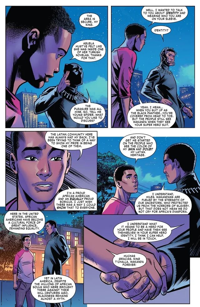 DamisaSarki's tweet photo. “ Never be ashamed of your lineage, Spider-man, @VenumStrikes. “ https://t.co/MgZve3Vwqs