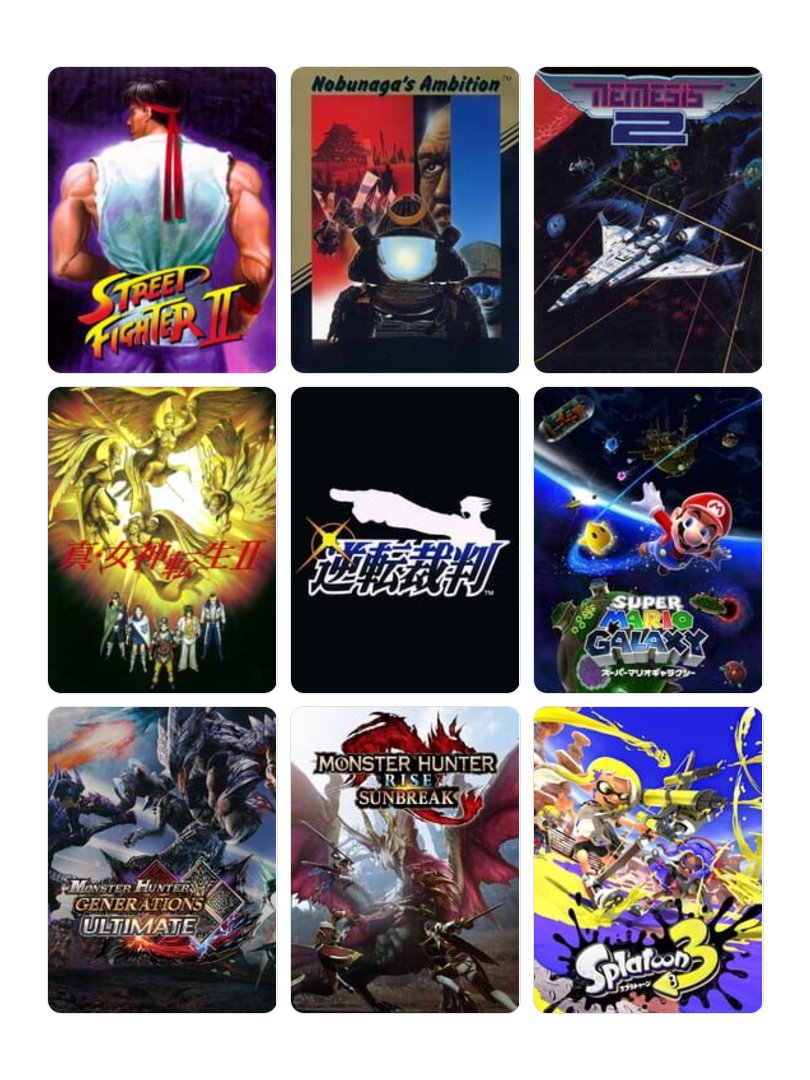solar_uma's tweet photo. 間違いなく9つでは足りない
私を構成する9つのゲーム
#My9Games #私を構成する9つのゲーム
https://t.co/69h15l384K https://t.co/IFslBkAY9M