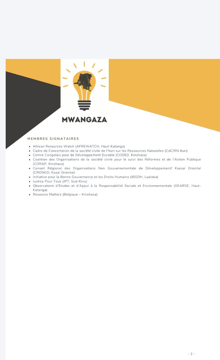 Réseau Mwangaza RDC tweet media