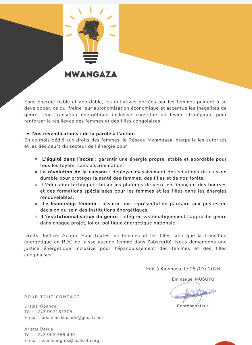 Réseau Mwangaza RDC tweet media