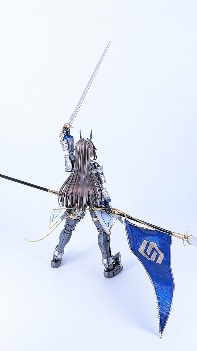 Offlinecage's tweet photo. 【ソウレイ 将 ―General Blue―】
長大な旗槍を携えた前線指揮官
(1/2)
#第3回30MS選抜オーディション https://t.co/ILO8AmXjD7