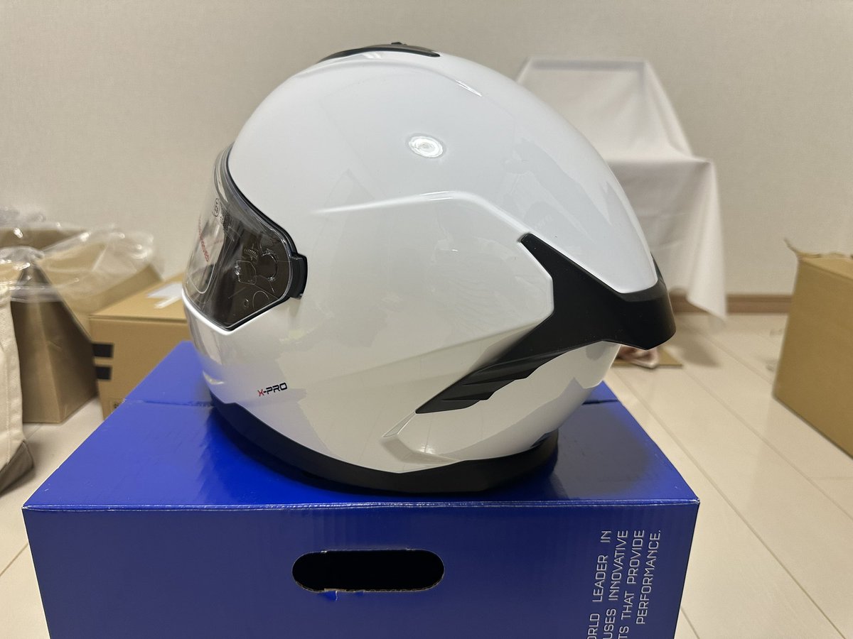 020304______'s tweet photo. スパ���コヘルメット売ります！⛑️

１回試着しただけでほぼ新品です。

メーカー：Sparco / スパルコ
モデル　：X-PRO
サイズ　：M

23000円で考えてます

#拡散希望 https://t.co/CIdSTsUShQ