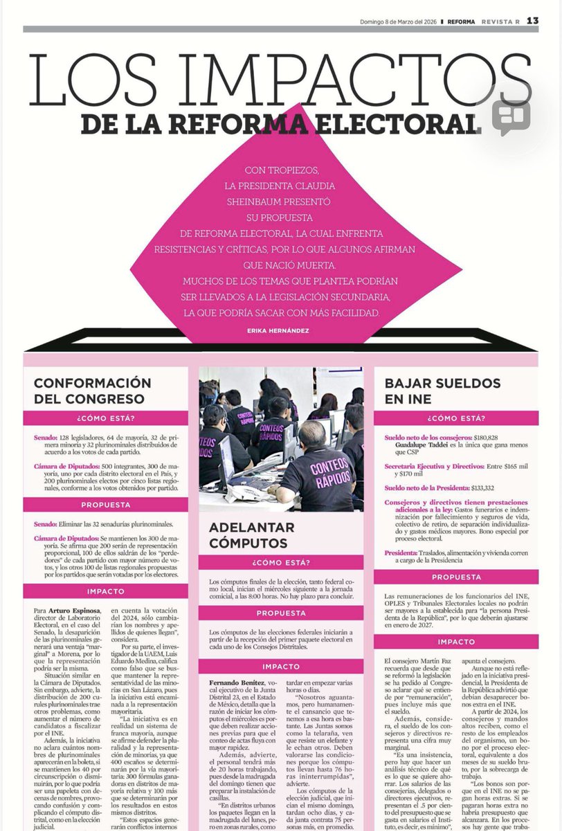 La reforma electoral se está vendiendo como algo sencillo: menos dinero a partidos, menos plurinominales, más participación ciudadana. Suena bien. Pero cuando uno se detiene a mirar el diseño completo, aparece otra historia. Una historia donde el ciudadano cree que está ganando