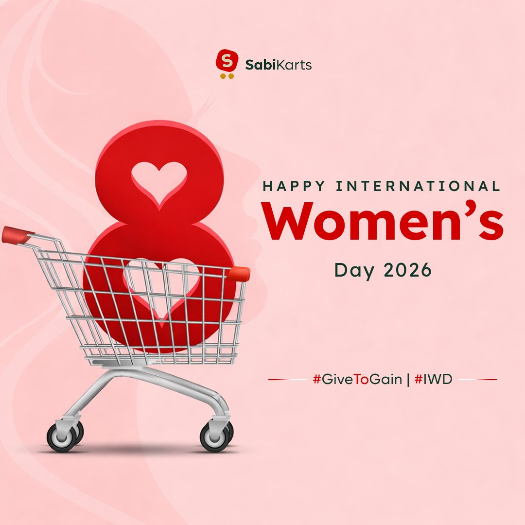 SabiKarts's tweet photo. Celebrating the strength, resilience, and brilliance of women everywhere.
Today we honor the women who inspire, lead, and uplift the world every day.
Happy International Women’s Day!

#InternationalWomensDay #IWD2026  #GiveToGain #CelebrateWomen #EmpoweredWomen #WomensDay https://t.co/sXPFrwKZ8a