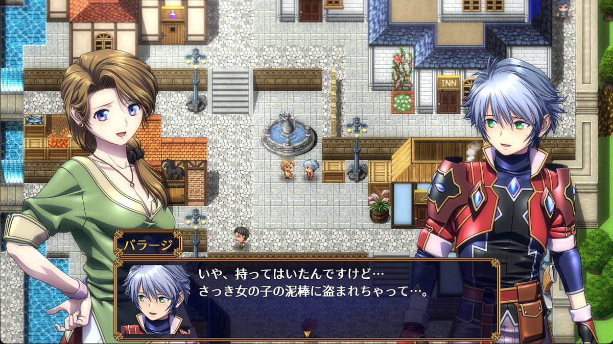 DEGITA_ROUGE's tweet photo. 現在ツクールMVで作った『エレメンタルドラグーン -２つの光-』をMZ版にリメイク中😤

画面横幅を広げ戦闘をサイドビューに。
立ちキャラもED３のを流用してED２デザインに。

元データがあるからすぐかと思ったら結構大変💦
プラグインが違うから全部入れ直しだし、���こだけのキャラも結構あるしで😅 https://t.co/HPNDYqynOS