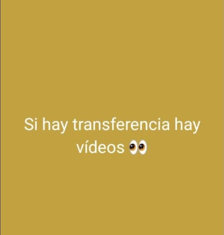 Ya saben......