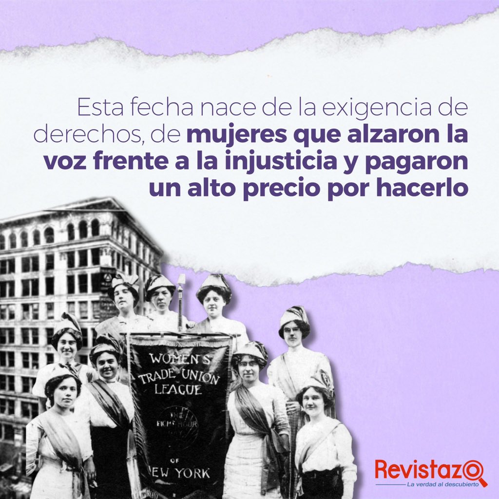Revistazo's tweet photo. El 8 de marzo es un recordatorio de las luchas históricas de las mujeres por sus derechos, su dignidad y su participación en la sociedad.

Detrás de este día hay historias de resistencia, organización y valentía que han marcado cambios en todo el mundo.

#8M #DíaInternacionalDeLaMujer #Revistazo #DerechosHumanos