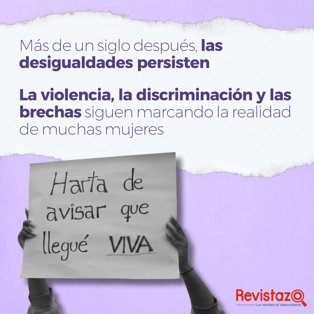 Revistazo's tweet photo. El 8 de marzo es un recordatorio de las luchas históricas de las mujeres por sus derechos, su dignidad y su participación en la sociedad.

Detrás de este día hay historias de resistencia, organización y valentía que han marcado cambios en todo el mundo.

#8M #DíaInternacionalDeLaMujer #Revistazo #DerechosHumanos