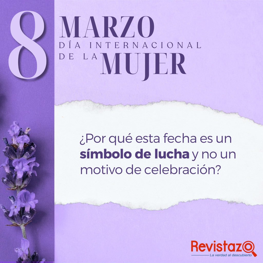 Revistazo's tweet photo. El 8 de marzo es un recordatorio de las luchas históricas de las mujeres por sus derechos, su dignidad y su participación en la sociedad.

Detrás de este día hay historias de resistencia, organización y valentía que han marcado cambios en todo el mundo.

#8M #DíaInternacionalDeLaMujer #Revistazo #DerechosHumanos