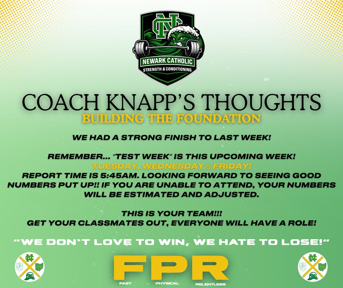 Newark Catholic Football tweet media