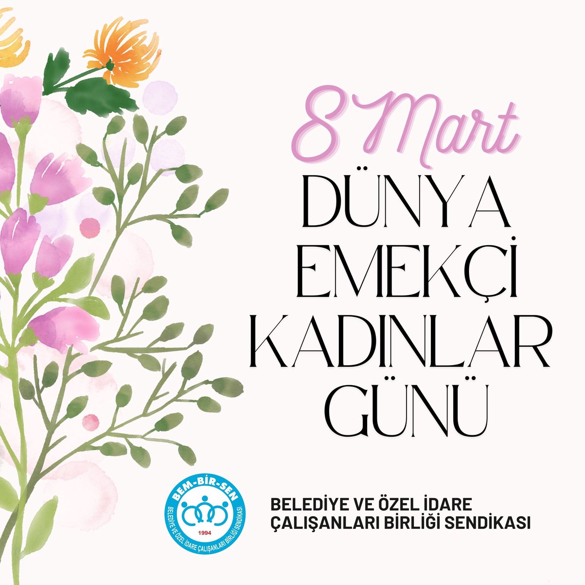 Şehid analarımız, eşleri ve evlatları başta olmak üzere;
Aile ve toplumun inşasında bir öğretmen olan, sevgi, sabır ve özverileri ile takdire şayan bütün kadınlara şükranlarımızı sunarız.

Mazlum coğrafyalarda yaşamak ve hayatta kalmak için mücadele eden kadınların; gönül