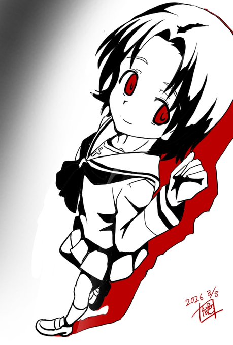 今日は 3月8日で #澤の日 であります! ヤフーーー! おめでとうございます ちょっとかっこいいというかクールな感じで… なんとか描けました! やったーーー なでなでしたい… #ガルパン