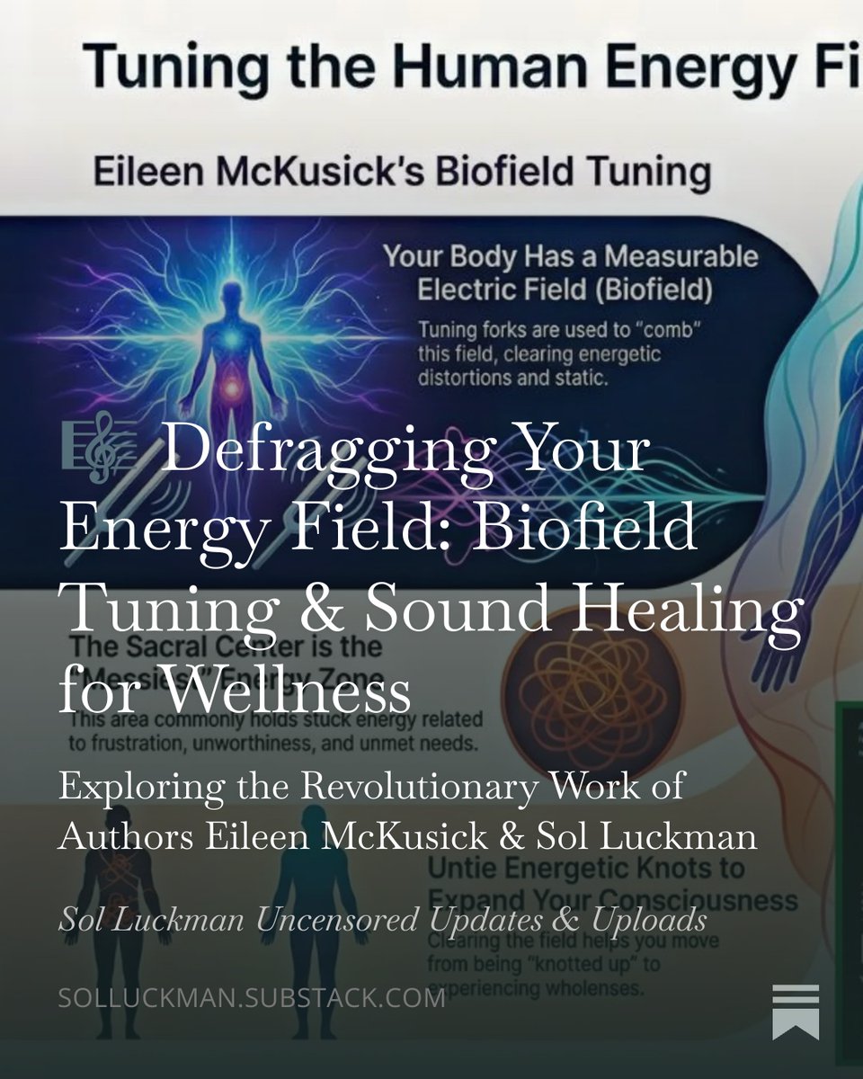 Errantfest138's tweet photo. ๐ผ Defragging Your #EnergyField: #BiofieldTuning & #SoundHealing for #Wellness
Exploring the Revolutionary Work of Authors #EileenMcKusick & #SolLuckman
https://t.co/WQvEhZOHQC
#regenetics #regeneticsmethod #epigenetics #energyhealing #fragmentarybody #slaveryyoke #painbody https://t.co/xeSUbpm6BY