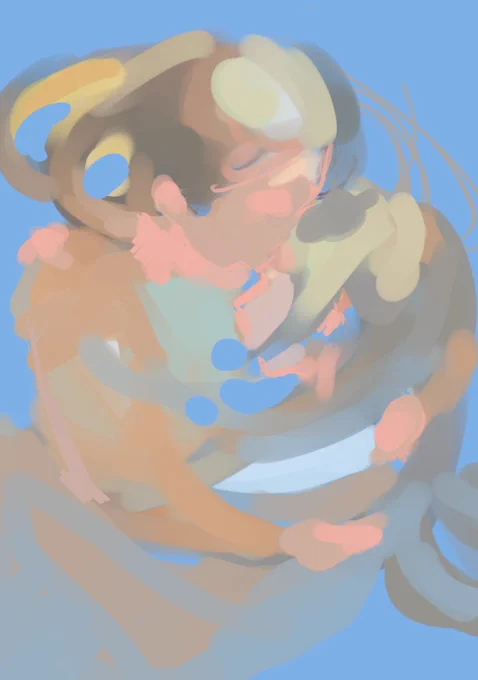 ゆめぱしーになるはずの色の塊