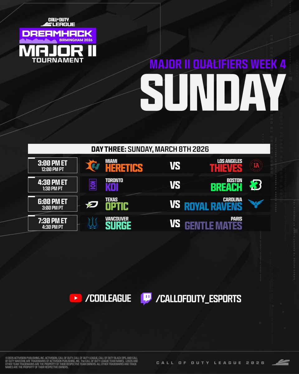 Call of Duty League tweet media