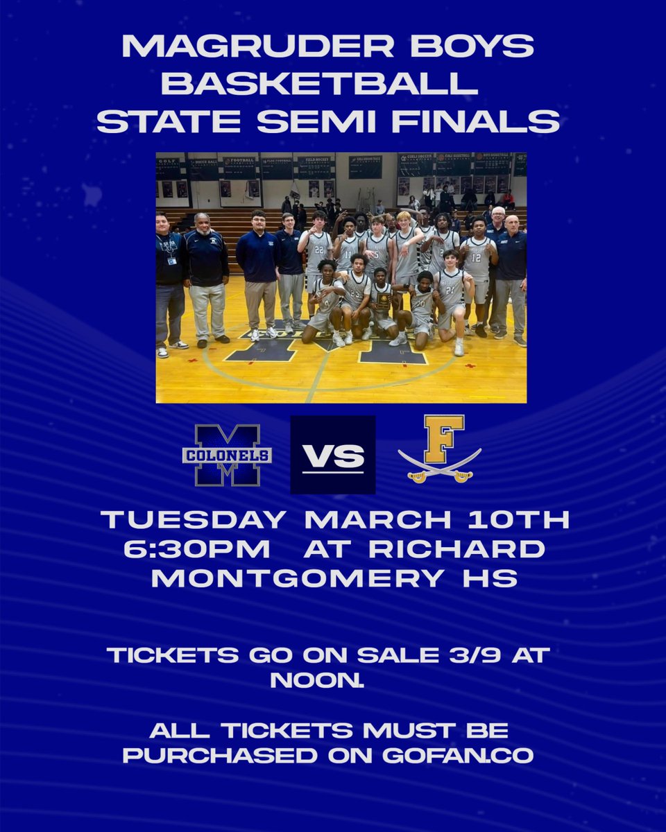 Magruder Athletics Department tweet media