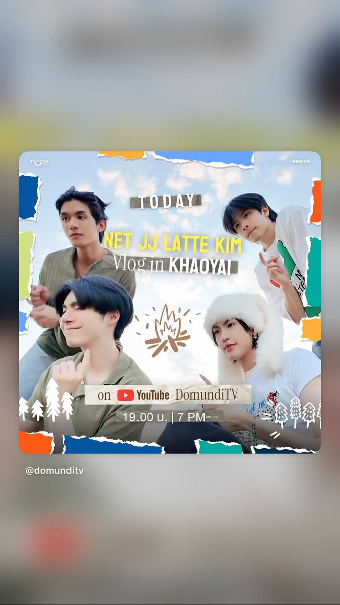 NetOfficialTH's tweet photo. 〰️ #NetIGStory Update : net_siraphop ✨
🗓️ 08.03.2026

LUAT IN KHAO YAI VLOG
#NetJJLatteKimInKhaoYai
—
LOVE UPON A TIME TRAILER
#ตัวอย่างภพเธอ

@netsiraphop 
#netsiraphop https://t.co/1tNs7JvCcU