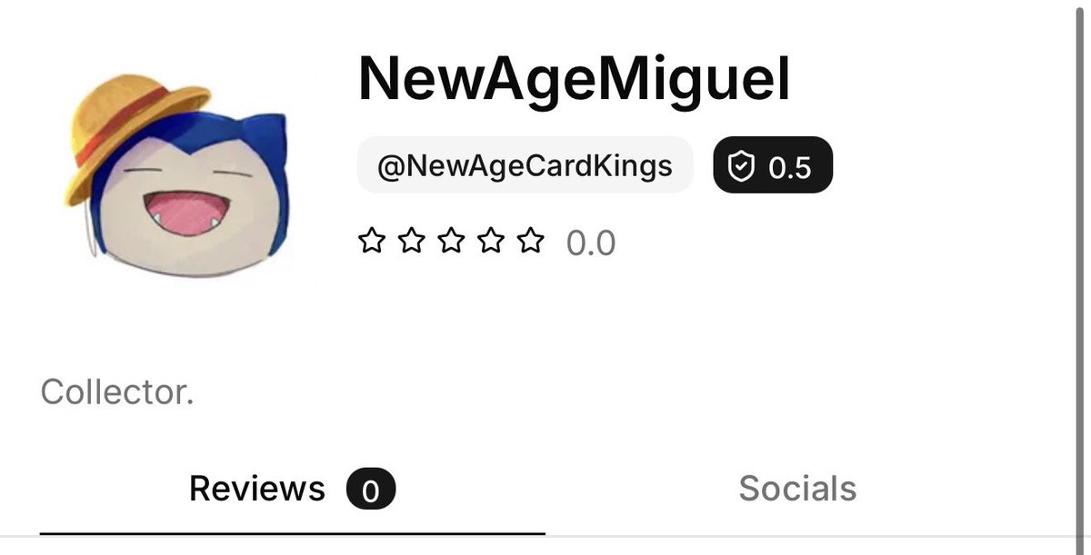 I decided to check out <a href="/WhatsYourRefs/">REFS</a> 👀

A universal “legit check” system seems like a good idea, especially considering all of the different platforms someone can sell on. It’s still in the early stages but I think it’s worth utilizing. Try it out 👇

refs.me/NewAgeCardKing…