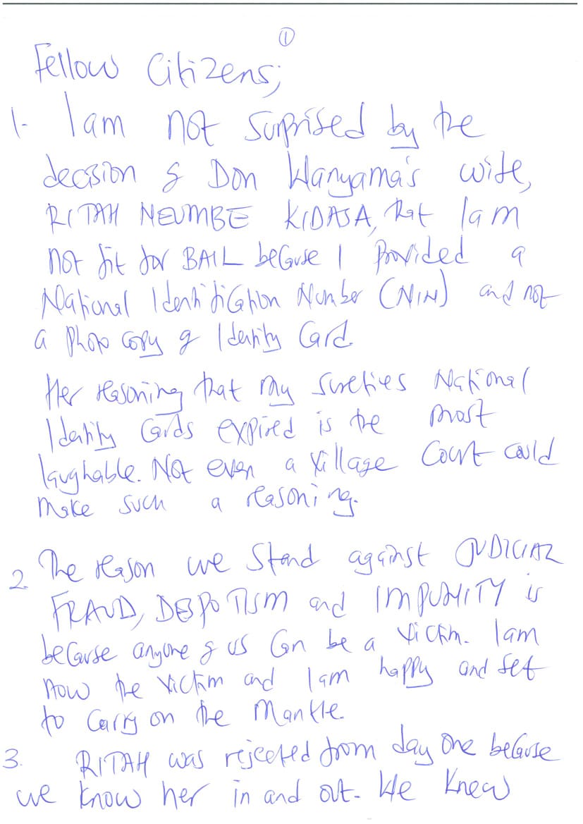 MALE MABIRIZI Ug &East Africa RULE OF LAW CHAMPION tweet media